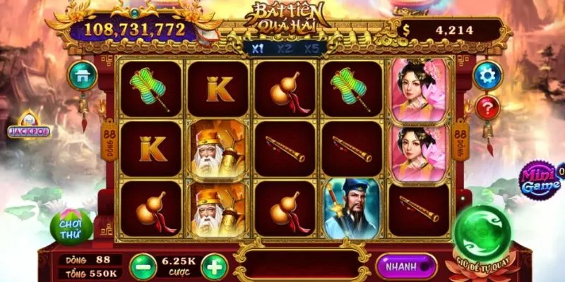 Khám phá trò chơi Bát Tiên Quá Hải tại New88