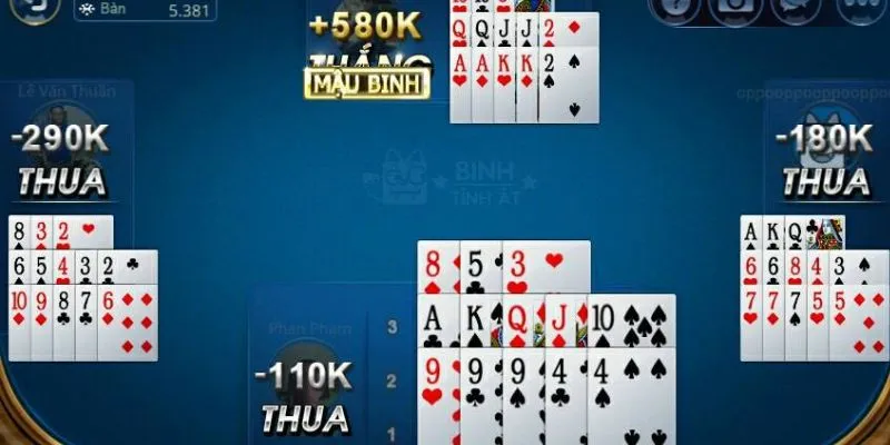 Cách đánh Mậu Binh - Làm sao để thắng với bài không đẹp 3 Luật chơi game bài Mậu Binh cơ bản cần biết