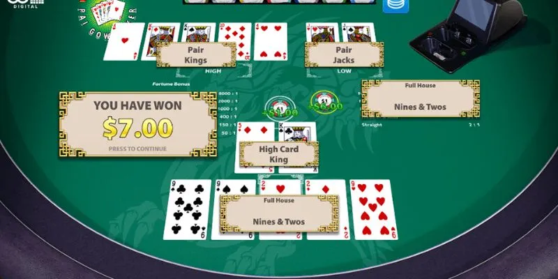 Các quy tắc cơ bản trong Pai Gow Poker