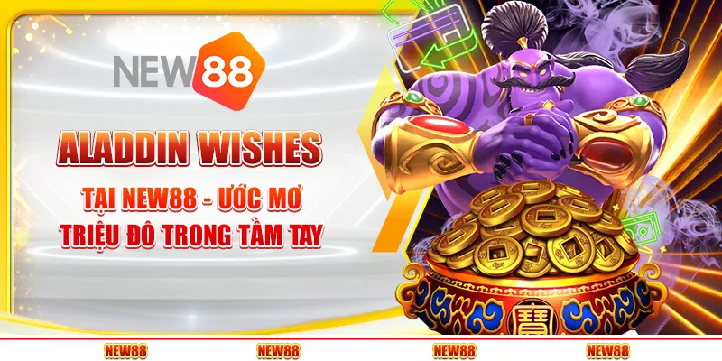 Aladdin Wishes tại New88 - Ước mơ triệu đô trong tầm tay