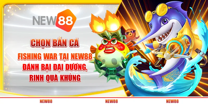 7 chon ban ca fishing war tai new88 – danh bai dai duong rinh qua khung