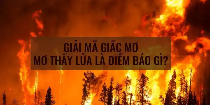 Nằm mơ thấy lửa - Con số lô đề may mắn bạn nên thử 2 Khám phá những điềm báo khi Nằm mơ thấy lửa