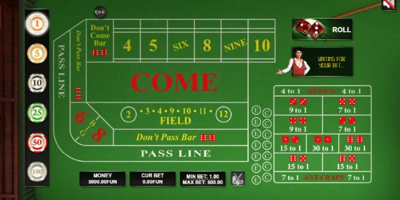 Craps online tại New88 - Trải nghiệm game xúc xắc hấp dẫn 2 Điểm khác biệt giữa Craps online với truyền thống