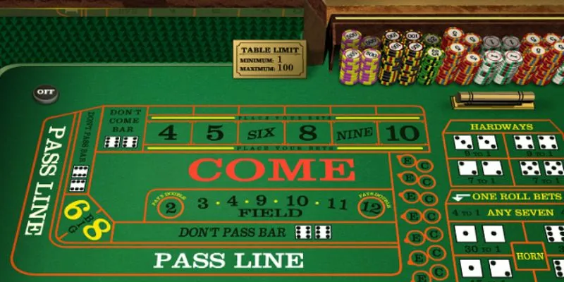 Craps online tại New88 - Trải nghiệm game xúc xắc hấp dẫn 3 Tổng hợp các loại cược phổ biến trong Craps