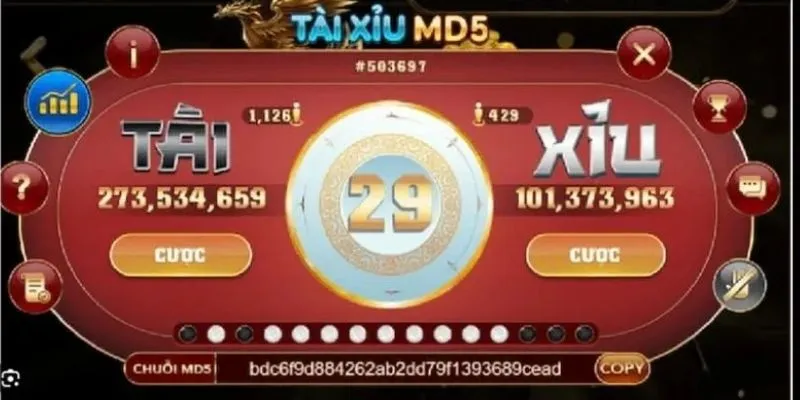 Mẹo chơi tài xỉu MD5 thắng lớn - Cách phân tích chuỗi MD5 hiệu quả 2 Khám phá luật chơi tài xỉu MD5 chi tiết