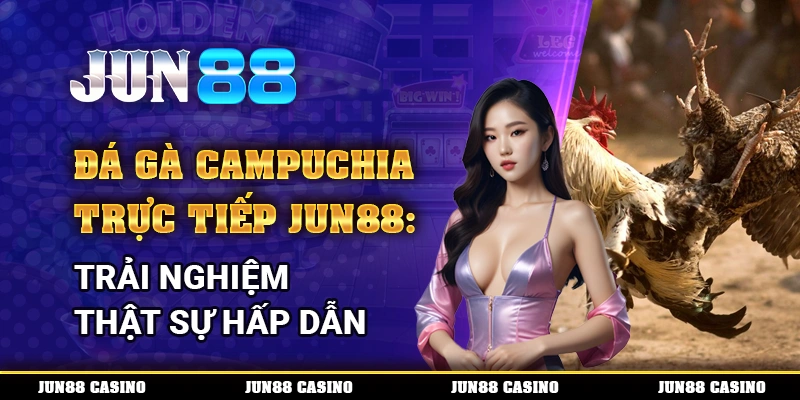 Đá Gà Campuchia Trực Tiếp Jun88: Trải Nghiệm Thật Sự Hấp Dẫn 1 đá gà campuchia trực tiếp