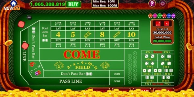 Bí quyết chơi Craps - Chiến thuật đặt cược giúp tăng tỷ lệ thắng 4 Bí quyết chơi Craps hiệu quả hàng đầu