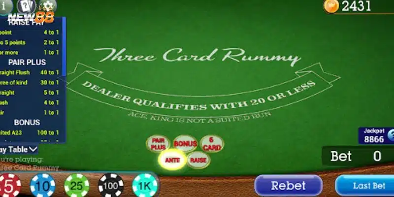 Luật chơi Three Card Rummy từ A đến Z