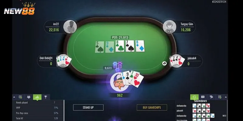 Tìm hiểu trò chơi poker Omaha tại New88