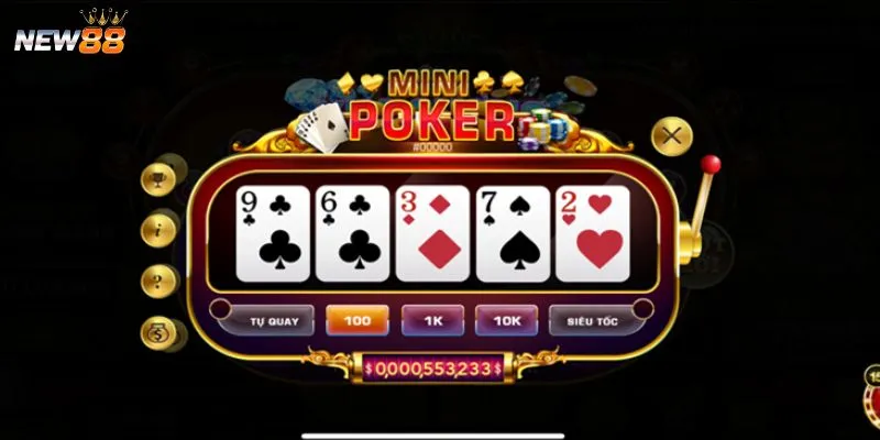 Quy tắc chơi Mini Poker cơ bản cho newbie