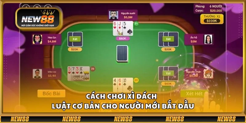 Cách chơi xì dách - Luật cơ bản cho người mới bắt đầu